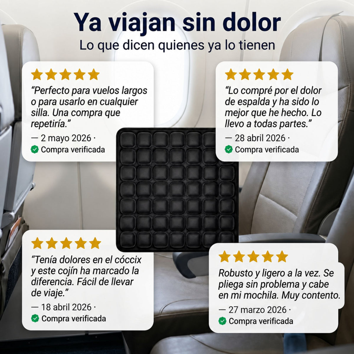El Cojín VuelAir - DorsaCare