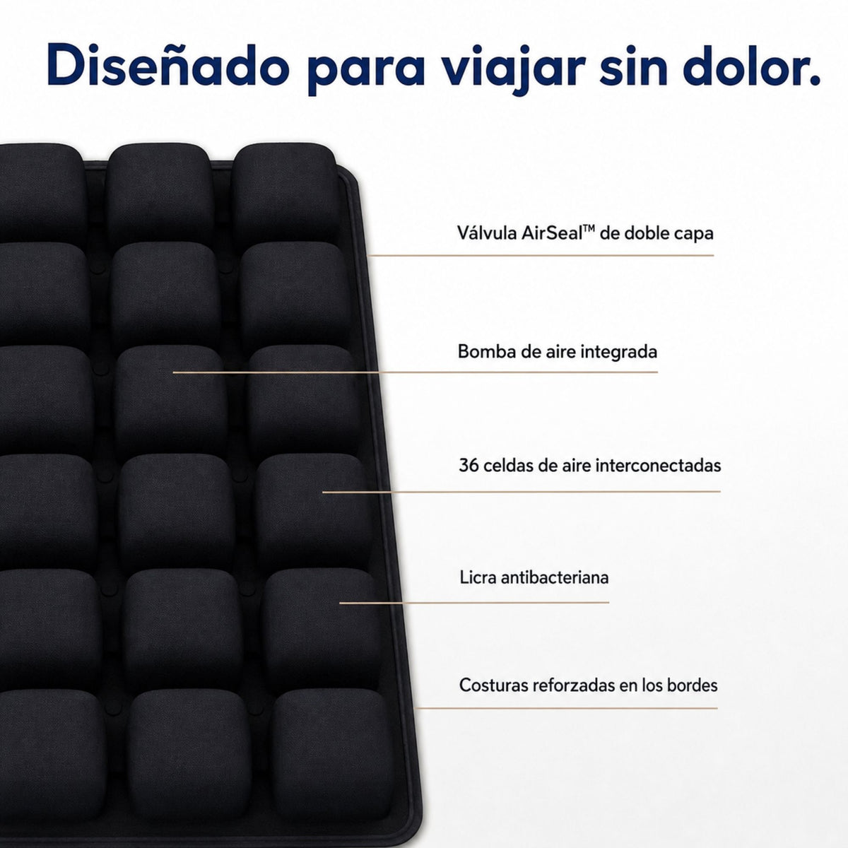 El Cojín VuelAir - DorsaCare